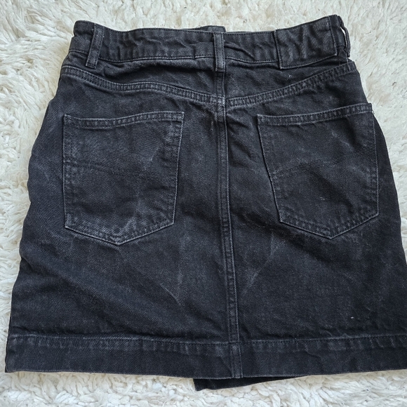 Asos Collusion Black Denim Skirt - Picture 6 of 8